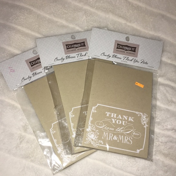 🌼Newlywed Thank You Cards - 3 Packs - Picture 2 of 5